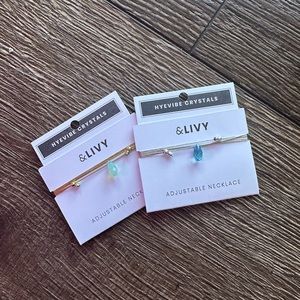 &Livy pendant necklaces